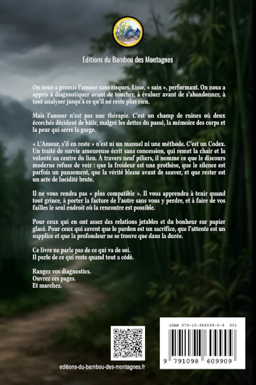 L'amour, s'il en reste - Le CODEX 4ème de couverture